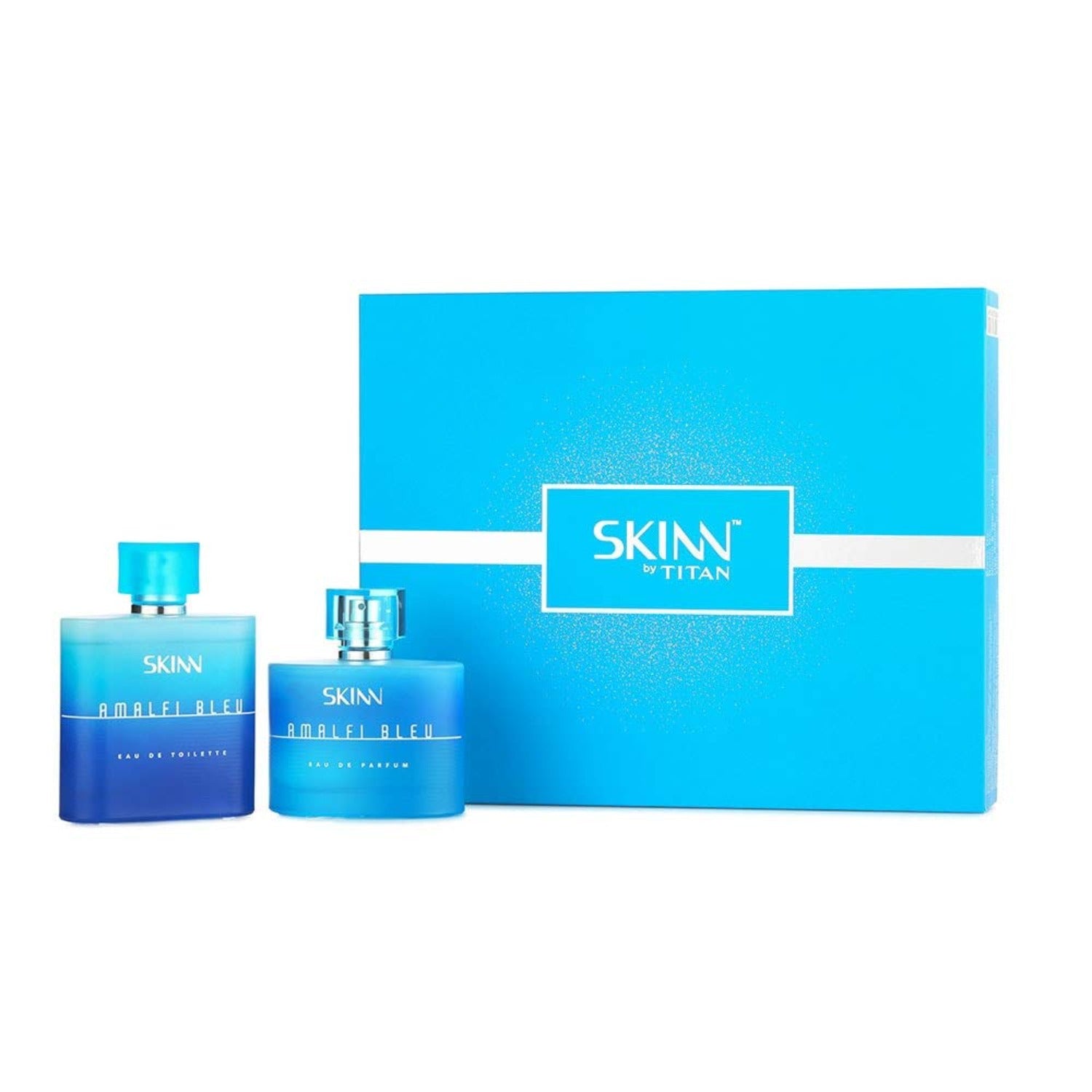 Skinn By Titan Fragrances Pair Amalfi,Blue Eau De Perfume Spray 90 ml (Pack of 2)
