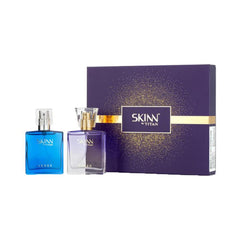 Skinn By Titan Mini Gift Set For Men & Women Eau de Toilette Perfume Spray Verge 25ml & Sheer 25ml