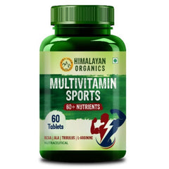 Himalayan Organics Multivitamin Sports With 60 + Vital Nutrients & 13 Performance Blends With Enzymes 60 Tablets