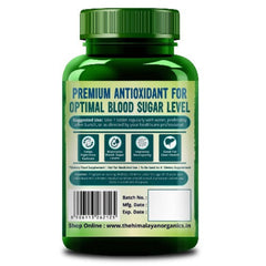Himalayan Organics Alpha Lipoic 300mg Boost Liver Function,Healthy Blood Sugar,Antioxidant 60 Vegetarian Tablets