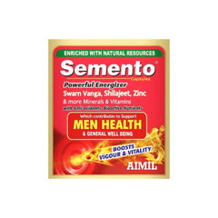 Aimil Ayurvedic Semento Capsules For Vigour And Health Men Enjoy Overall Well-Being 20 Capsules