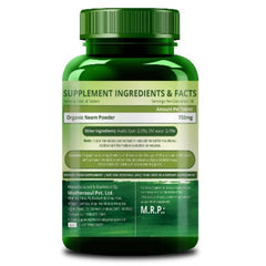 Himalayan Organics Organic Neem Tablets Helps In Purification Of Blood Healthy Skin & Hair (120 Tablets)