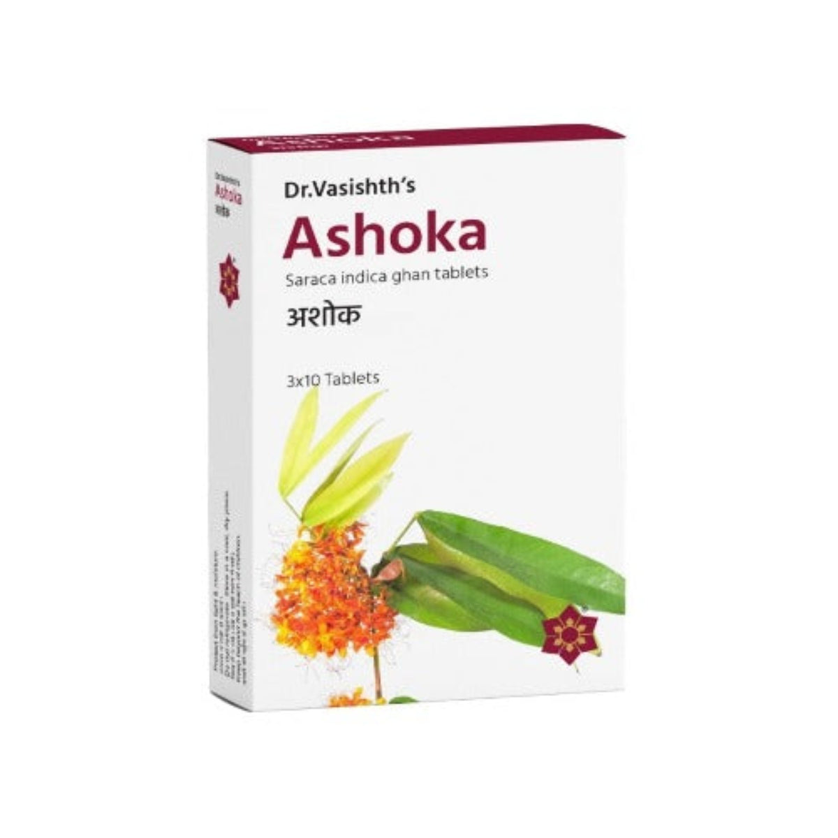 Dr.Vasishth's Ayurvedic Ashoka 3 X 10 Tablets