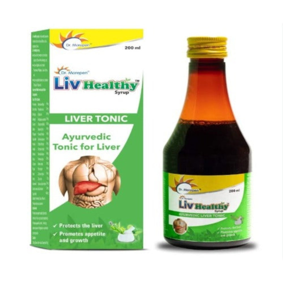 Dr.Morepen Ayurvedic Liv Healthy Syrup 200 ML