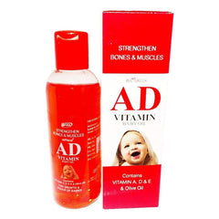 Zee Ad Vitamin Baby Massage Oil With Vitamin A,D,E & Olive Whole Body Oil