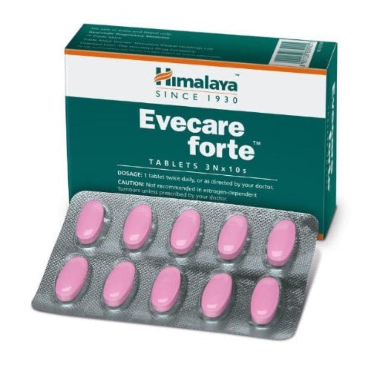 Himalaya Herbal Ayurvedic Evecare Forte Women's Health A Polyherbal Formulation 3 X 10's Tablets