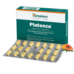 Himalaya Herbal Ayurvedic Platenza Carica Papaya Complex With Bioenhancer For Low Platelet Content 3 X 20 Tablets