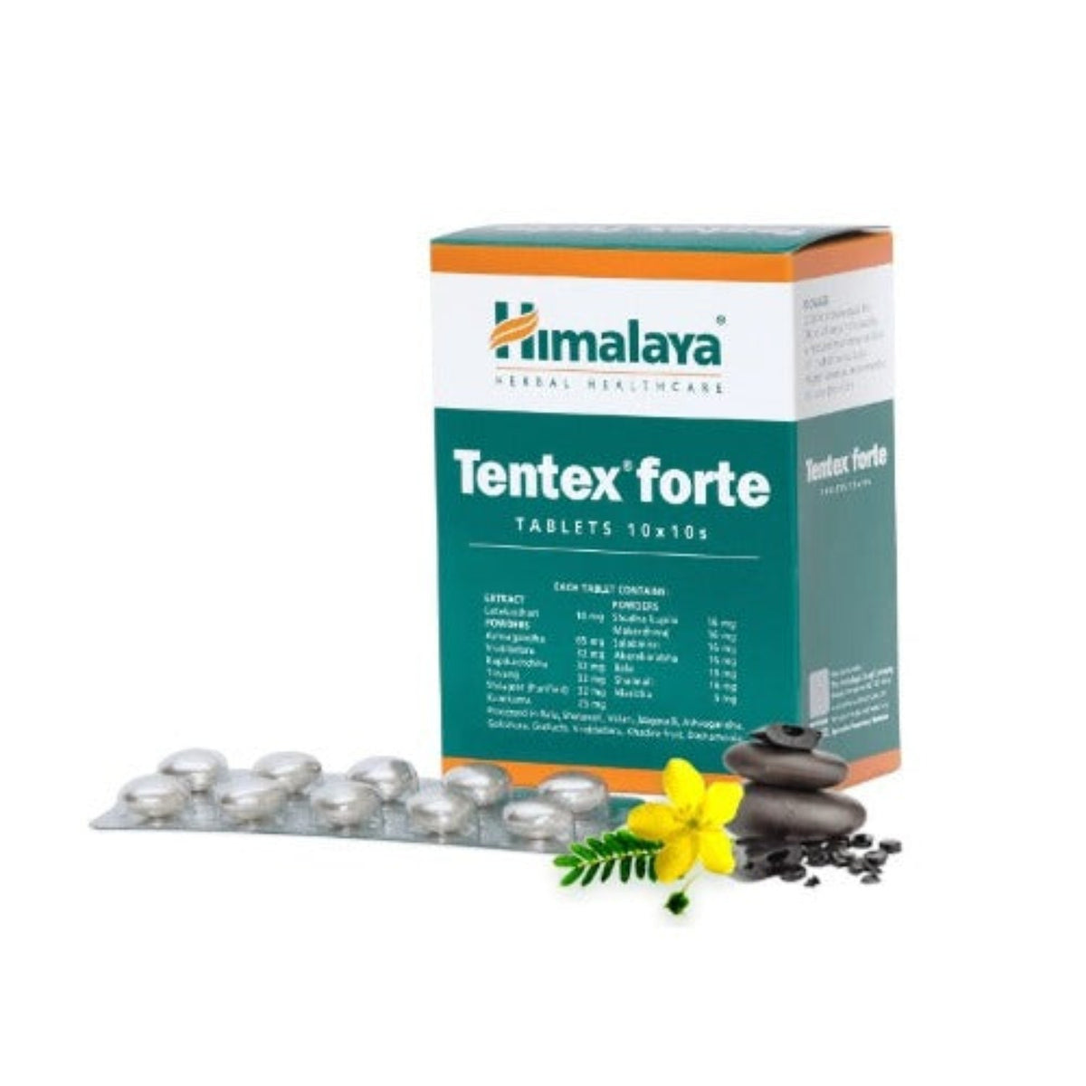 Himalaya Herbal Ayurvedic Tentex Forte Men's Health Rejuvenate & Elevate Your Performance 10 Tablets
