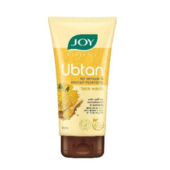 Joy Revivify Ubtan Face Wash Tan Removal and Blemish Minimizing With Saffron Turmeric Chickpea Flour Almond Oil Rose Water Sandalwood Oil Walnut Beads Even Complexion & Natural Glow