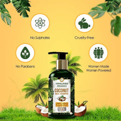 Himalayan Organics Coconut Milk Shampoo No Parabens,Sulphates & Silicones 300ml