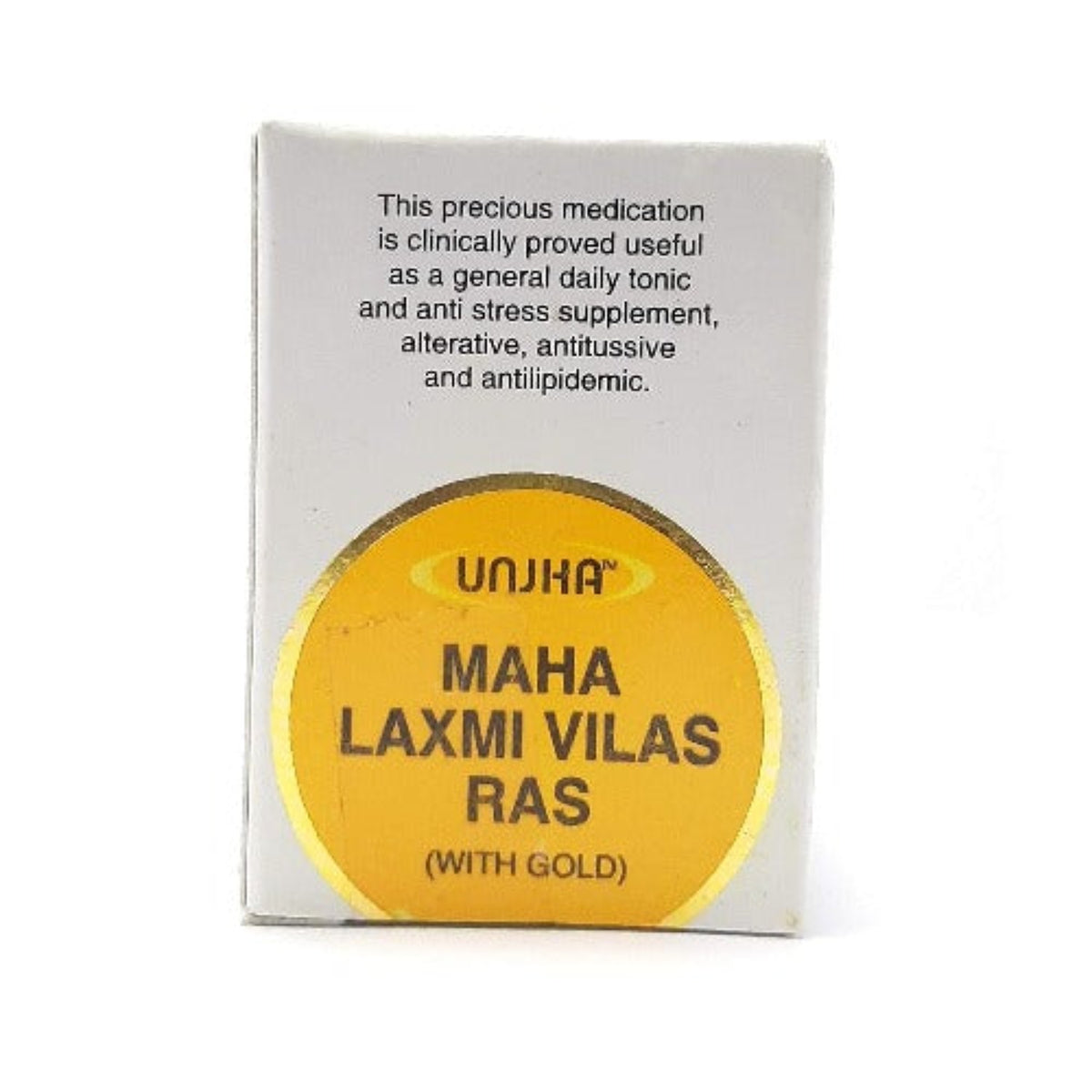Unjha Ayurvedic Maha Laxmi Vilas Ras Stress Relief Tablets