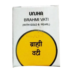 Unjha Ayurvedic Brahmi Vati (S.M.Y) Clinically Proven Brain Health Support Tablet