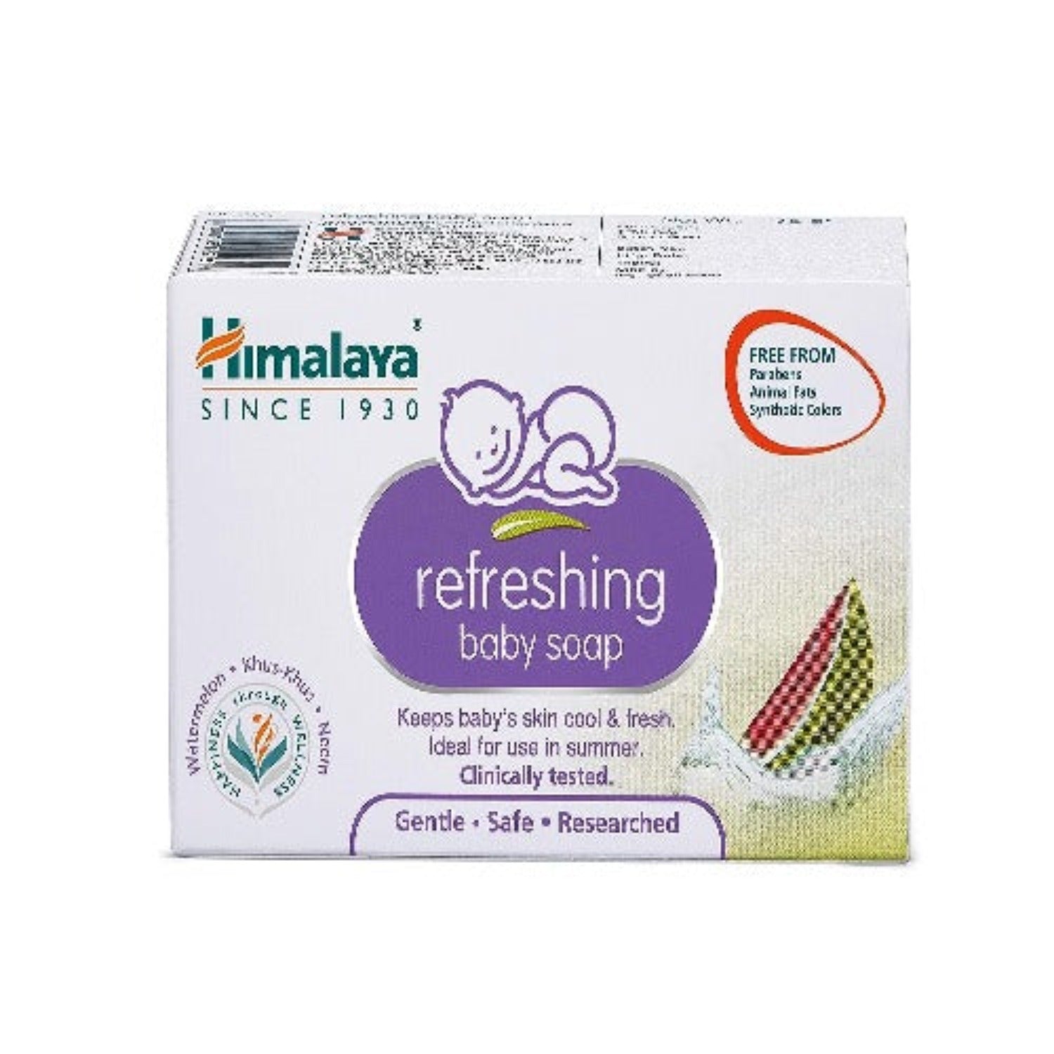 Himalaya Herbal Ayurvedic Refreshing Baby Care Soap Keeps Baby's Skin Cool And Fresh Soap