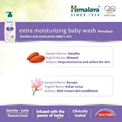 Himalaya Herbal Ayurvedic Extra Moisturizing Baby Intensely Moisturizes Baby’s Delicate Skin Lotion