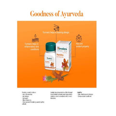 Himalaya Pure Herbs Skin Wellness Herbal Ayurvedic Haridra Relieves Allergy 60 Tablets