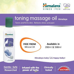 Himalaya Herbal Ayurvedic Toning Massage Tones And Firms Skin Relieves Stress And Pain Oil 200 ml