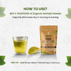 Himalayan Organics Organic Haritaki/Harad Powder Digestion,Weight Loss,Immunity Powder (350 grams)