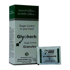 Dhanvantari Ayurvedic Glyoherb Sugar Control Useful In Diabetes Granules 60 Pouch In Box