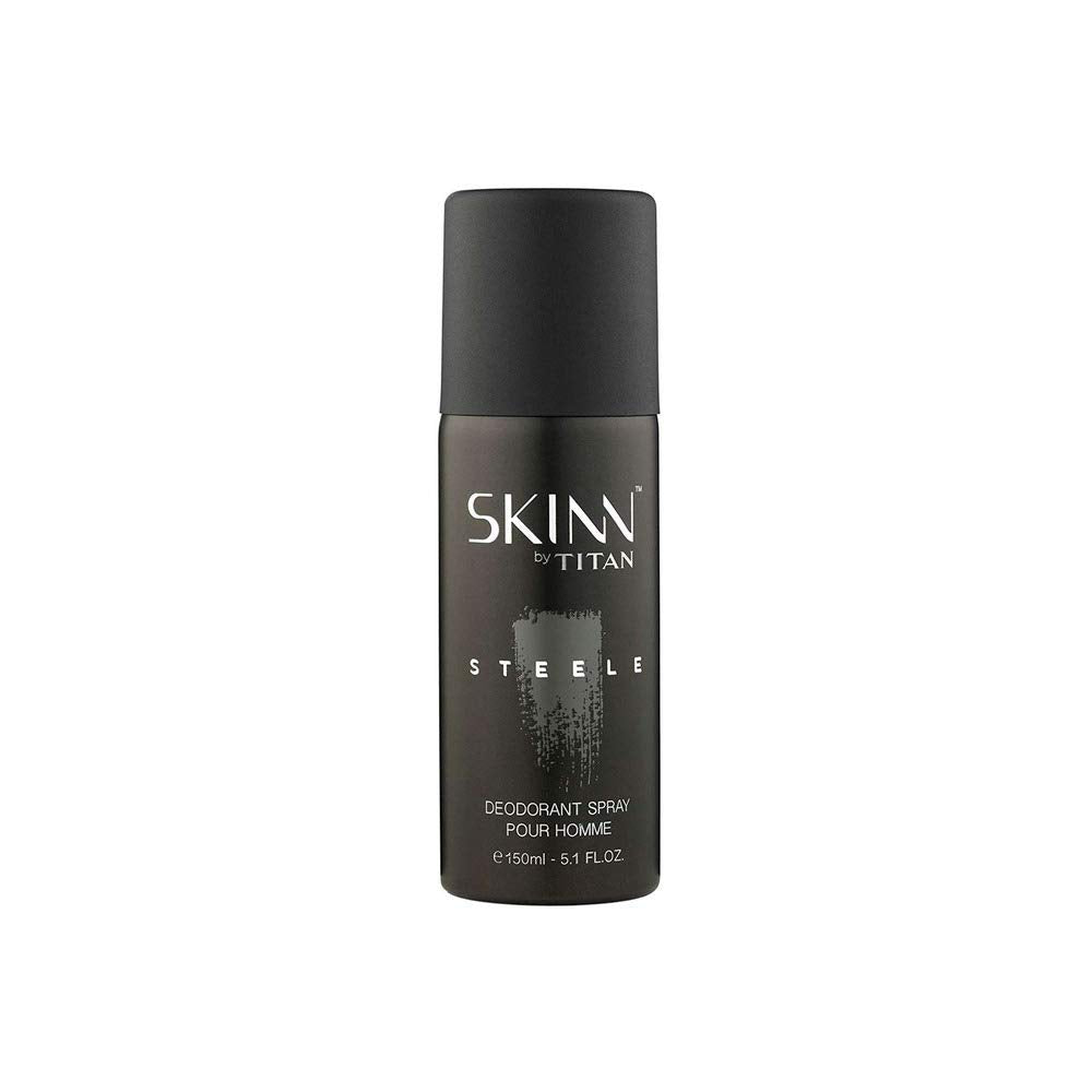 Skinn by Titan Deodorant Spray Pour Homme Raw,Steele & Amalfi Bleu For Men 150ml