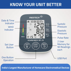 Medtech Automatic Digital BP Machine Blood Pressure Monitor BP18