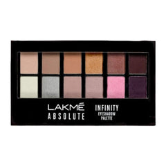 Lakme Absolute Infinity Eye shadow Palette Soft Nudes Pingmented Blendable Eye Shadow Palette With 12 Matte And Shimmer Shades Eye Makeup Kit 12 G