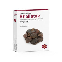 Dr.Vasishth's Ayurvedic Bhallatak 3 X 10 Tablets