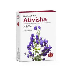 Dr.Vasishths ayurvedische Ativisha 3 x 10 Tablette