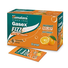 Himalaya Ayurvedic Herbal Healthcare Gasex Fizz Instant relief from acidity Fast relief from gas,indigestion(Lemon,Orange & Jaljeera Powder 5 g 25 Sachet