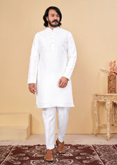 Болливудская индийская пакистанская этническая праздничная одежда из чистого мягкого шелка для мужчин Kurta Polo Pant