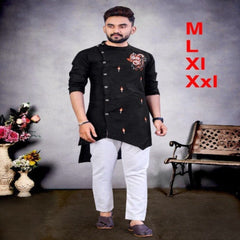 Bollywood Indian Pakistani Ethnic Party Wear Pure Soft Bombay Cotton Men Kurta Pyjama