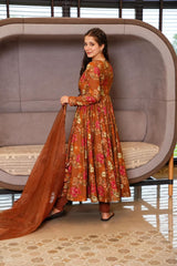 Bollywood Indian Pakistani Ethnic Party Wear Women Soft Pure Rayon Floral Print Suit Set Dress