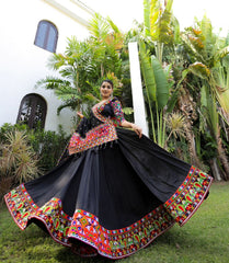 Bollywood Indian Pakistani Ethnic Party Wear Pure Soft Malai Silk Lehenga Choli Dupatta Navratri Special Combo For Men Kurta Pant & Women