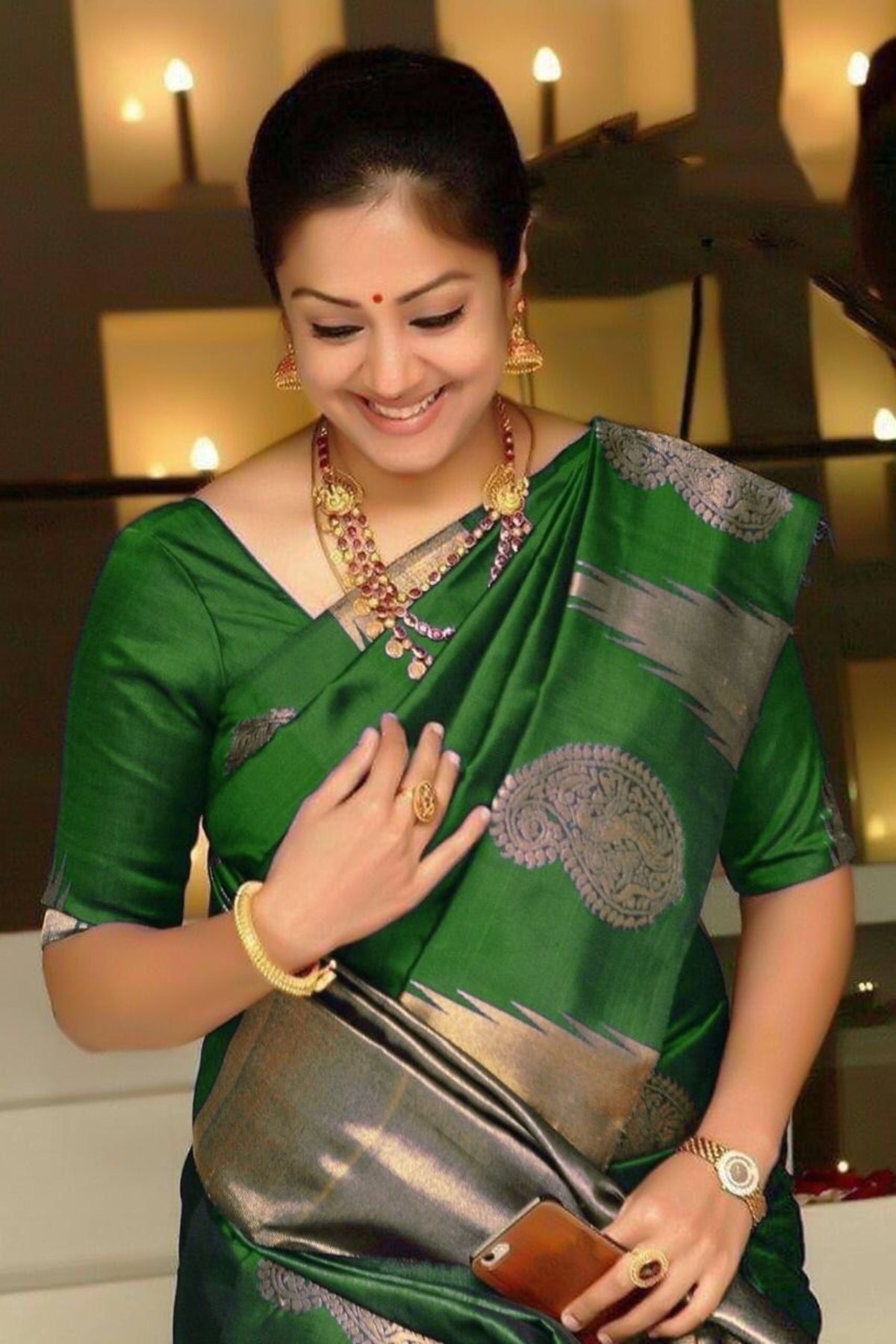 Bollywood Indian Pakistani Ethnic Party Wear Soft Pure South Silk Women & Girls Saree/Sari