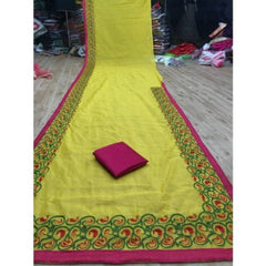 Bollywood Indian Pakistani Ethnic Party Wear Soft Pure Chanderi Silk Women & Girls Saree/Sari