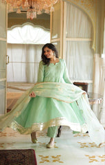 Bollywood Indian Pakistani Ethnic Party Wear Soft Pure Soft Organza Rajasthani Dress