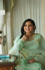 Bollywood Indian Pakistani Ethnic Party Wear Soft Pure Soft Organza Rajasthani Dress