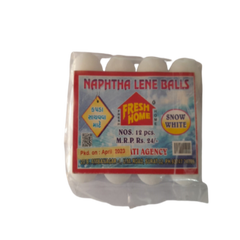Fresh Home Naphthalene Fragrance Balls for Clothes and Room Freshner with Pure Quality Color White