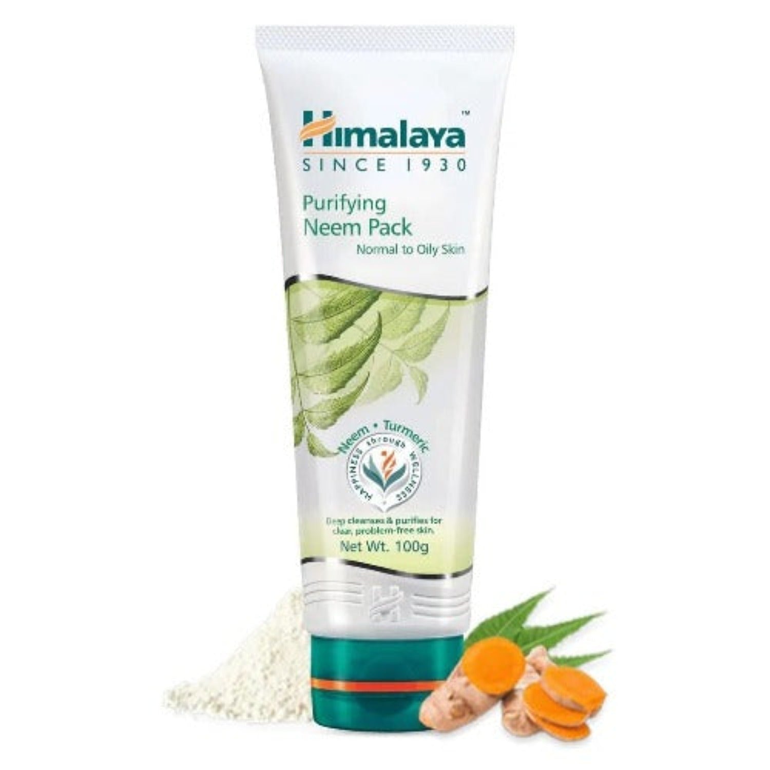 Himalaya Herbal Ayurvedic Personal Care Purifying Neem Deep Cleanses & Purifies For Clear,Problem-Free Skin Pack
