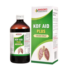 Bakson's Homoeopathy Kof Aid Plus Cough Effective cough reliever Syrup