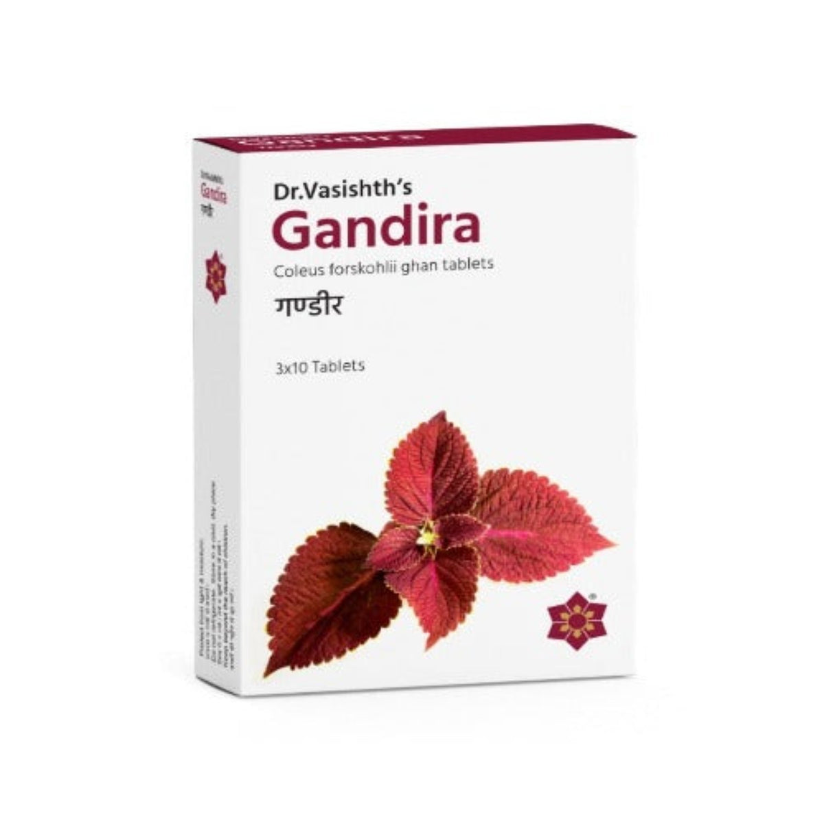 Dr.Vasishth's Ayurvedic Gandira 3 X 10 Tablets