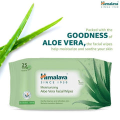 Himalaya Herbal Ayurvedic Personal Care Moisturizing Aloe Vera Gently Cleanses And Refreshes Skin Restores Moisture Balance Facial Wipes