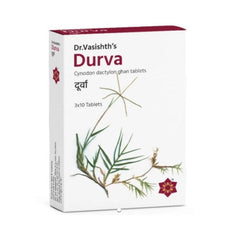 Dr.Vasishth's Ayurvedic Durva 3 X 10 Tablets