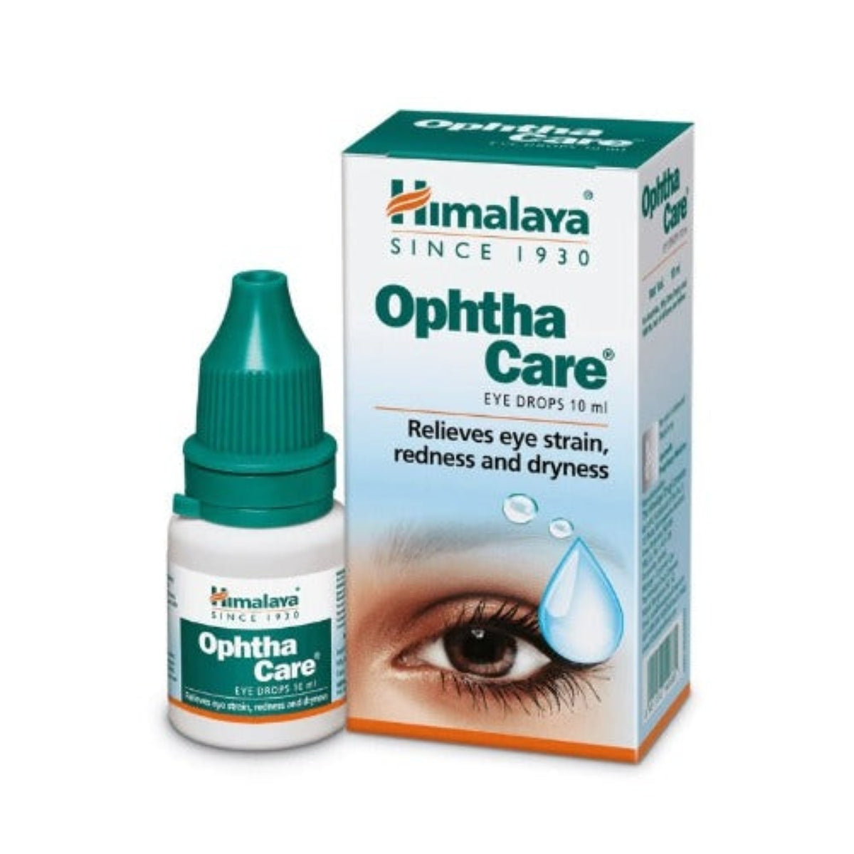 Himalaya Herbal Ayurvedic OphthaCare Eye Drops Relieves Eye Strain,Redness & Dryness 10 ml