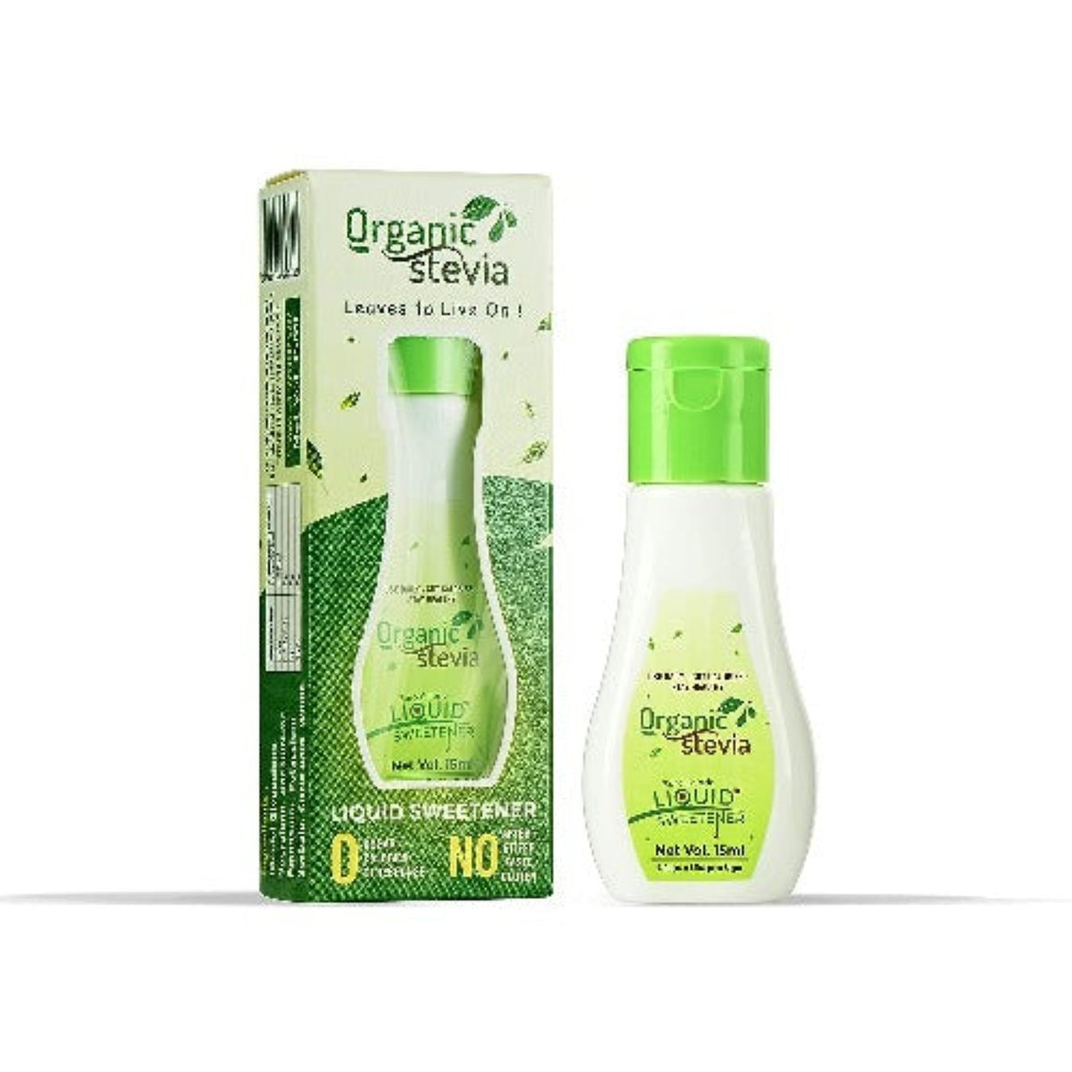 Organic Stevia Liquid Sugar Free Natural Sweetener Best Natural Drops 15 ml