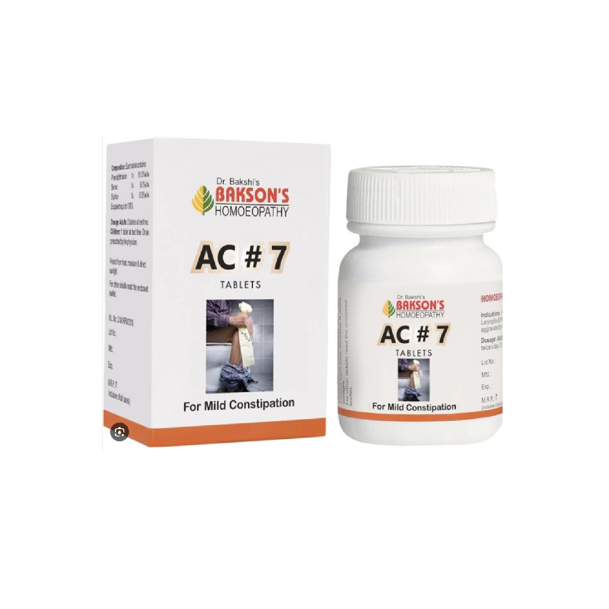 Bakson's Homoeopathy AC#7 For Mild Constipation 75 Tablet