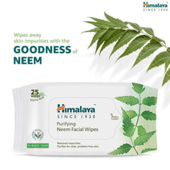 Himalaya Herbal Ayurvedic Personal Care Purifying Neem Facial Wipes