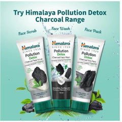 Himalaya Herbal Ayurvedic Personal Care Pollution Detox Charcoal Absorbs Excess Oil Clarifies Skin Face Pack