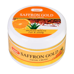 Bakson's Sunny Herbals Saffron Gold Facial With Aloevera,Saffron & Gold Dust Spotless Beauty,Fair & young Skin Cream 100gm
