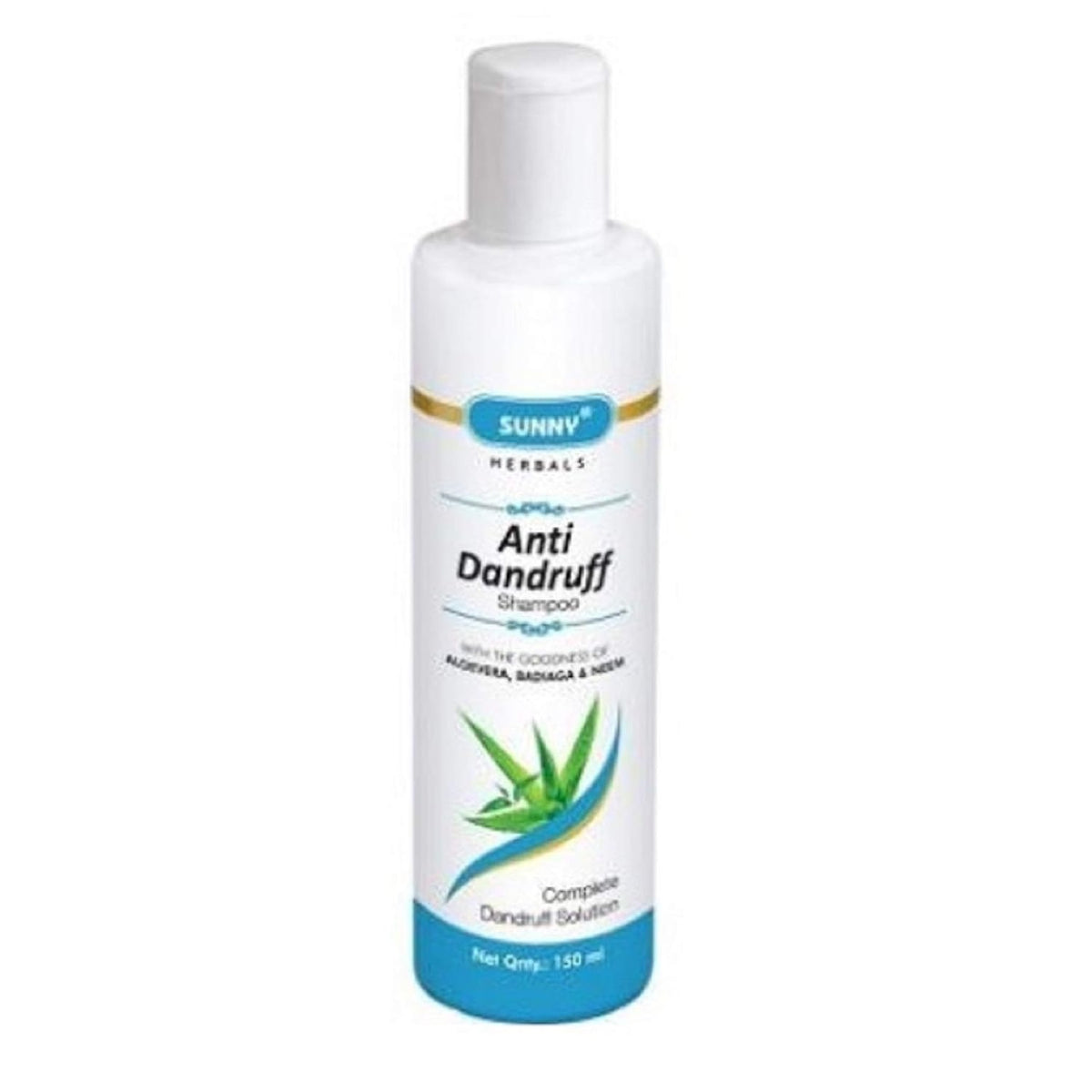 Bakson's Sunny Herbals Anti-Dandruff With Aloevera,Badiaga & Neem Complete Dandruff solution Shampoo 150ml