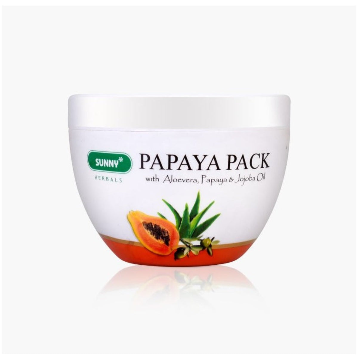 Bakson's Sunny Herbals Papaya Pack With Aloevera And Papaya Jojoba Oil For Clear & Young Skin Care Pack 150gm
